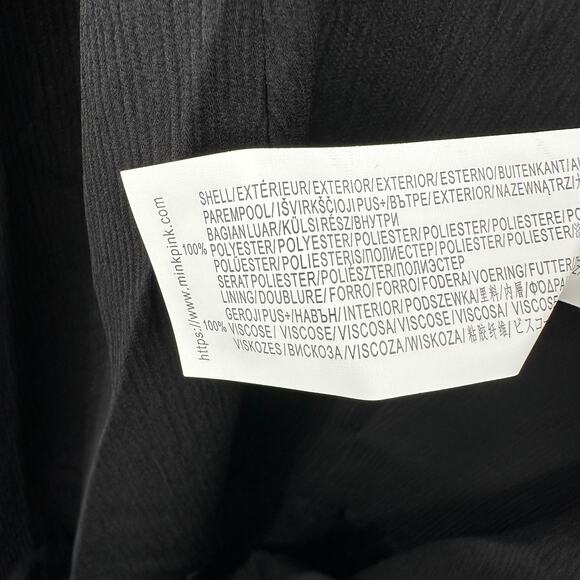 MINKPINK Audrey Cut Out Midi Dress in black Size L - Picture 6 of 11